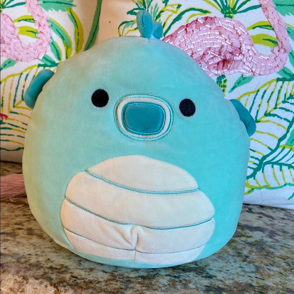 Squishmallows Sheldon the Teal Seahorse 10”